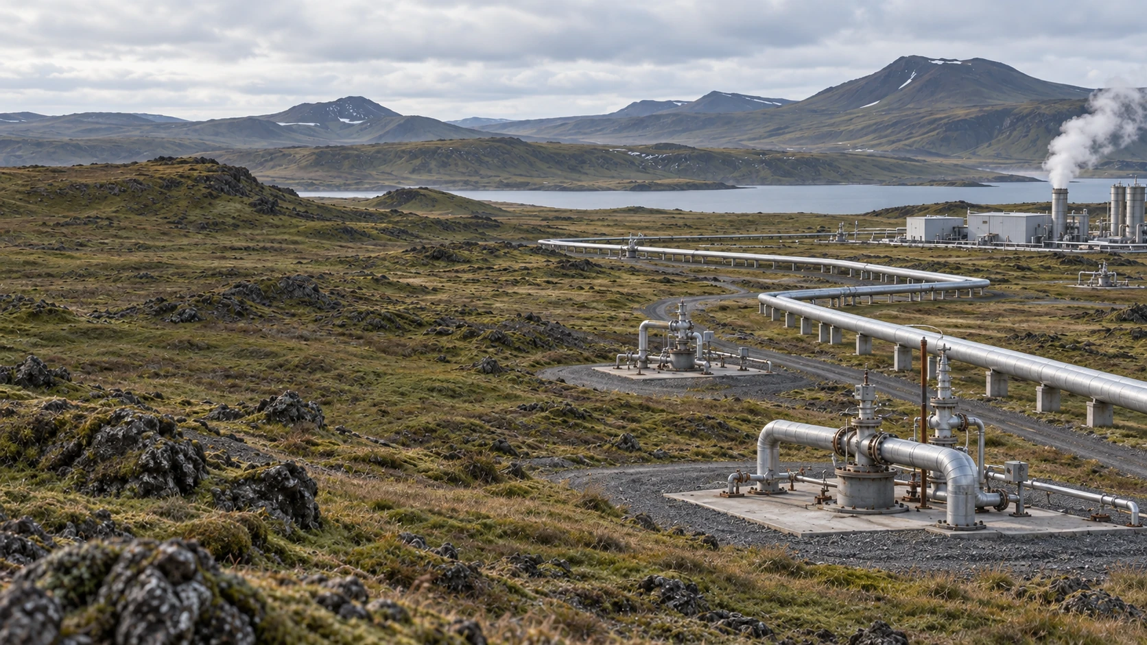 Illustrative geothermal field